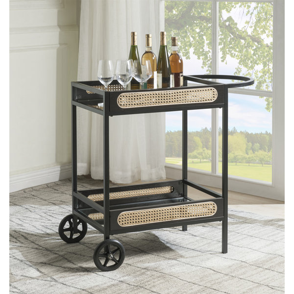 Bay Isle Home Aijha Bar Cart Wayfair